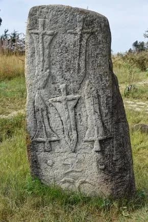 UNESCO archaeological site featuring mysterious stone stelae dating from the 12th-14th centuries. Approximately 36 monuments with carved symbols whose meaning remains unknown. Important pre-Christian 
