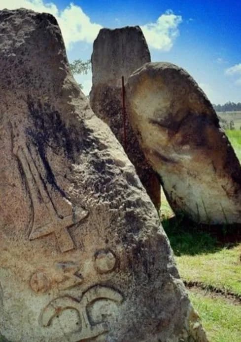 UNESCO archaeological site featuring mysterious stone stelae dating from the 12th-14th centuries. Approximately 36 monuments with carved symbols whose meaning remains unknown. Important pre-Christian 